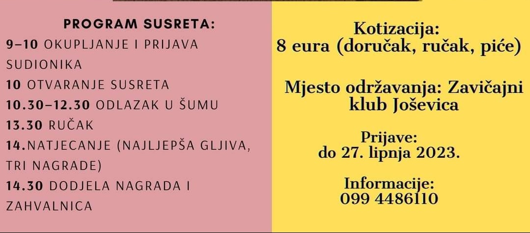 8. susret gljivara u Glini